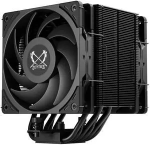 Scythe Mugen 6 Dual Fan Black Edition CPU Air Cooler, Intel LGA1700, LGA1151, AMD AM5, AM4 Support,120mm, Single Tower, Aluminium Top Cover (Mugen 6 Dual Fan Black Edition) (SCMG-6000DBE) Scythe Mugen 6 Dual Fan Black Edition CPU Air Cooler, Intel LGA1700, LGA1151, AMD AM5, AM4 Support,120mm, Single Tower, Aluminium Top Cover (Mugen 6 Dual Fan Black Edition) (SCMG-6000DBE)