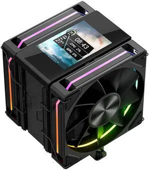 Redragon CC2313 CPU Cooler, Single-Tower Dual 120mm ARGB PWM Fan, TDP 250W, LCD Screen Top Cover, 6×6mm Heatpipes, CPU Air Cooler Compatible with Intel LGA1851/1700/1200/115X; AMD AM5/AM4/AM3 Redragon CC2313 CPU Cooler, Single-Tower Dual 120mm ARGB PWM Fan, TDP 250W, LCD Screen Top Cover, 6×6mm Heatpipes, CPU Air Cooler Compatible with Intel LGA1851/1700/1200/115X; AMD AM5/AM4/AM3