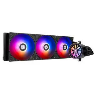 Thermalrlght Aqua Elite 360 V6 ARGB Black AIO CPU Cooler, ARGB PWM Cooler Fans with 2000RPM, for Intel Lga1150/1151/1155/1156/1200/2011/1700/1851, AMD: AM4/AM5, Case 360mm AIO Radiator Thermalrlght Aqua Elite 360 V6 ARGB Black AIO CPU Cooler, ARGB PWM Cooler Fans with 2000RPM, for Intel Lga1150/1151/1155/1156/1200/2011/1700/1851, AMD: AM4/AM5, Case 360mm AIO Radiator