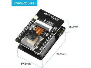 2 Pcs ESP32 CAM Development Board,OV3660 Camera for ESP32-CAM MB Type-C WiFi/Bluetooth Development Board,DC 5V Dual Core Development Board with 2.5G Antennas IPEX, TF Card Module 2 Pcs ESP32 CAM Development Board,OV3660 Camera for ESP32-CAM MB Type-C WiFi/Bluetooth Development Board,DC 5V Dual Core Development Board with 2.5G Antennas IPEX, TF Card Module