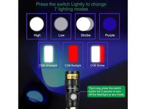 DARKBEAM UV 365nm Flashlights USB Rechargeable LED 3 in 1 Blacklight, Ultraviolet Wood's Lamp, Anti-Counterfeit/Fluorescer Detection, Detector for Pet Urine, Black Lights 365 nm, Magnetic Base DARKBEAM UV 365nm Flashlights USB Rechargeable LED 3 in 1 Blacklight, Ultraviolet Wood's Lamp, Anti-Counterfeit/Fluorescer Detection, Detector for Pet Urine, Black Lights 365 nm, Magnetic Base