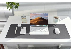 Waterproof Mouse Pad with Durable Stitched Edge, XL Gaming Keyboard Pad, Non-Slip Rubber Base Mouse Mat, Desk pad for Gamer, Office & Home, Dark Gray Mousepad 31.5''x 11.8''x 0.12'' Waterproof Mouse Pad with Durable Stitched Edge, XL Gaming Keyboard Pad, Non-Slip Rubber Base Mouse Mat, Desk pad for Gamer, Office & Home, Dark Gray Mousepad 31.5''x 11.8''x 0.12''