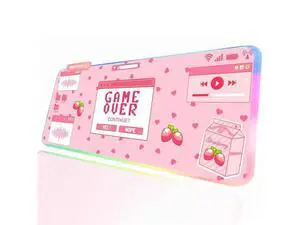 Pink RGB Gaming Mouse Pad 31.5x12 Inch PC XL Large Extended Glowing Led Light Up Desk Pad Non-Slip Rubber Base Computer Mouse Pad Cute Mousepad Mat Pink RGB Gaming Mouse Pad 31.5x12 Inch PC XL Large Extended Glowing Led Light Up Desk Pad Non-Slip Rubber Base Computer Mouse Pad Cute Mousepad Mat