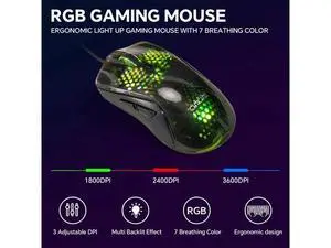 60% Gaming Keyboard and Mouse Combo, 68 Keys Wired LED RGB Backlit Black Gaming Keyboard and RGB Backlit Mouse, Small Light up Keyboard for PC Xbox PS4 (Black) 60% Gaming Keyboard and Mouse Combo, 68 Keys Wired LED RGB Backlit Black Gaming Keyboard and RGB Backlit Mouse, Small Light up Keyboard for PC Xbox PS4 (Black)