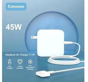 Charger Compatible for Mac Book Air 45W Power Adapter, Magnetic Mag2 T-Tip Laptop Charger Suitable for Mac Book Air 11 inch and 13 inch After Mid 2012(Applicable to 2012-2017) Charger Compatible for Mac Book Air 45W Power Adapter, Magnetic Mag2 T-Tip Laptop Charger Suitable for Mac Book Air 11 inch and 13 inch After Mid 2012(Applicable to 2012-2017)