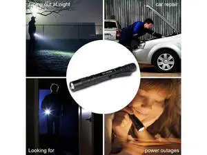 5PCS Led Pen Flashlight 1000 Lumens Lamp Clip Mini Black 507 Pocket Penlight Flashlight Torch Powered by 2 AAA Battery(Battery Not Included) 5PCS Led Pen Flashlight 1000 Lumens Lamp Clip Mini Black 507 Pocket Penlight Flashlight Torch Powered by 2 AAA Battery(Battery Not Included)