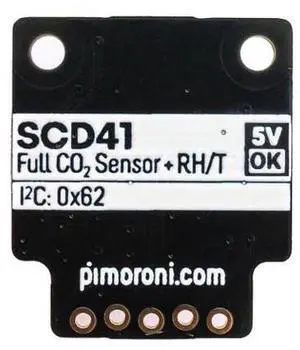 Pimoroni PIM587 Carbon Dioxide Sensor Breakout (SCD41, Temperature ,Humidity) between 400 -5,000 ppm Pimoroni PIM587 Carbon Dioxide Sensor Breakout (SCD41, Temperature ,Humidity) between 400 -5,000 ppm