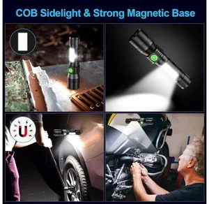 UV Flashlight Black Light, 2 Pack 3 in 1 Super Bright Small Rechargeable Flashlights 1200 High Lumens, 7 Modes, Waterproof Magnetic LED Pocket Flash Light for Pet Urine Detection UV Flashlight Black Light, 2 Pack 3 in 1 Super Bright Small Rechargeable Flashlights 1200 High Lumens, 7 Modes, Waterproof Magnetic LED Pocket Flash Light for Pet Urine Detection