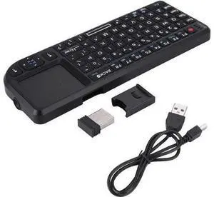 2.4GHz Touchpad Keyboard,A8 Mini Rechargeable Ultra-Thin Mini USB Backlit Keyboard with IR Light for HTPC for /4 for 360 and ONE(QWERTY Keypad) 2.4GHz Touchpad Keyboard,A8 Mini Rechargeable Ultra-Thin Mini USB Backlit Keyboard with IR Light for HTPC for /4 for 360 and ONE(QWERTY Keypad)