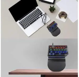 MOTOSPEED K27 One-Handed Mechanical Mini Gaming Keypad 27 Keys, 9 LED Backlit USB Wired Mechanical Gaming Keyboard for Pro Keyboard Computer/PC/Desktop/Laptop/Mac MOTOSPEED K27 One-Handed Mechanical Mini Gaming Keypad 27 Keys, 9 LED Backlit USB Wired Mechanical Gaming Keyboard for Pro Keyboard Computer/PC/Desktop/Laptop/Mac