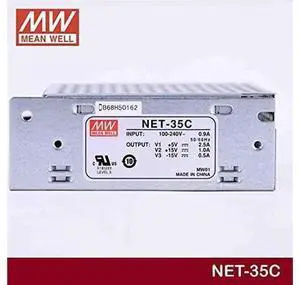 Enclosed Type 35W NET-35C Meanwell AC-DC Triple Output NET-35 Series MEAN WELL Switching Power Supply Enclosed Type 35W NET-35C Meanwell AC-DC Triple Output NET-35 Series MEAN WELL Switching Power Supply