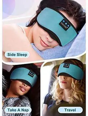 TOPOINT Sleep Mask with Headphones Bluetooth 5.2 Wireless, Sleep Headphone with Microphone Built-in HD Speakers Music, Eye Mask for Sleeping Travel Meditation for Men Women Girl Cool Gadgets TOPOINT Sleep Mask with Headphones Bluetooth 5.2 Wireless, Sleep Headphone with Microphone Built-in HD Speakers Music, Eye Mask for Sleeping Travel Meditation for Men Women Girl Cool Gadgets
