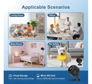 Hidden Camera,2K Wireless Indoor Spy Camera,Nanny Cam Hidden Camera,Mini Camera with Night Vision & Motion Detection,Camaras Espias Ocultas for Pet/Baby/Nanny Hidden Camera,2K Wireless Indoor Spy Camera,Nanny Cam Hidden Camera,Mini Camera with Night Vision & Motion Detection,Camaras Espias Ocultas for Pet/Baby/Nanny