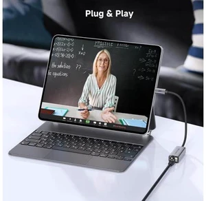 Cable Matters USB C to 5Gb Ethernet Adapter, 5 Gigabit Network Speed, USB C to Ethernet Adapter Compatible with USB4, Thunderbolt 4/5, Plug & Play for MacBook, Laptop, and USBC Devices Cable Matters USB C to 5Gb Ethernet Adapter, 5 Gigabit Network Speed, USB C to Ethernet Adapter Compatible with USB4, Thunderbolt 4/5, Plug & Play for MacBook, Laptop, and USBC Devices