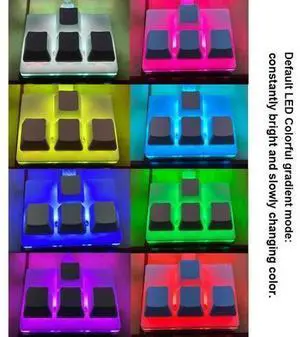 USB Mini 4-Key Keypad One-Handed Mechanical Gaming Keyboard Programming Macro Pad RGB Keypad for Windows Mac OSU HID Standard Keyboard with Red Hot Swappable Switch USB-C Keyboards USB Mini 4-Key Keypad One-Handed Mechanical Gaming Keyboard Programming Macro Pad RGB Keypad for Windows Mac OSU HID Standard Keyboard with Red Hot Swappable Switch USB-C Keyboards