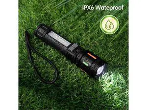 Rechargeable Flashlights High Lumens 900,000L (2 Packs), 5 Modes Super Bright Led Handheld Flash Light Battery Powered with COB Side Light, USB C Charging, Power Display, Waterproof, Zoomable Beam Rechargeable Flashlights High Lumens 900,000L (2 Packs), 5 Modes Super Bright Led Handheld Flash Light Battery Powered with COB Side Light, USB C Charging, Power Display, Waterproof, Zoomable Beam