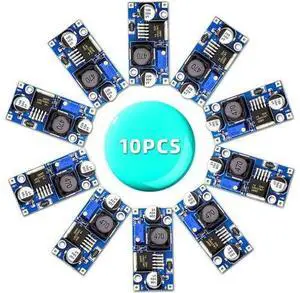 10 Pack LM2596 DC-DC Adjustable Buck Converter 3.0-40V to 1.5-35V Power Supply Step Down Voltage Regulator Module 10 Pack LM2596 DC-DC Adjustable Buck Converter 3.0-40V to 1.5-35V Power Supply Step Down Voltage Regulator Module
