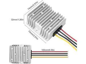 DC 36V/48V Step Down to 12V 20A 240W DC DC Converter Regulator Power Supply Module Buck Transformer, Waterproof Voltage Reducer for Golf Cart, forklifts Car DC 36V/48V Step Down to 12V 20A 240W DC DC Converter Regulator Power Supply Module Buck Transformer, Waterproof Voltage Reducer for Golf Cart, forklifts Car