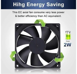 Wathai EC 90mm x 25mm Ball AC Axial Cooling Fan 110V 115V 120V 220V 240V Industrial Case Fan Wathai EC 90mm x 25mm Ball AC Axial Cooling Fan 110V 115V 120V 220V 240V Industrial Case Fan