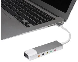 HUANGENG USB External Sound Card with SPDIF Digital Sound for 5.1 & 7.1 Surround Sound Systems, Aluminum Body HUANGENG USB External Sound Card with SPDIF Digital Sound for 5.1 & 7.1 Surround Sound Systems, Aluminum Body
