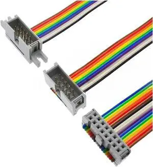 FC/DC3 2.54MM 10P/16P/20/26/30/34/40 Pin pitch Flat Ribbon Male To Female PATA Hard Drive Data Extension Cable Verleng kabel(Type-1,Length 2M,2x20 40P) FC/DC3 2.54MM 10P/16P/20/26/30/34/40 Pin pitch Flat Ribbon Male To Female PATA Hard Drive Data Extension Cable Verleng kabel(Type-1,Length 2M,2x20 40P)