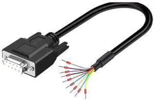 DB9 DB15 DB25 Connector Cable with Number Tube Industrial 24AWG 9 15 25Pin RS232 Serial Plug with Wire Terminal(B-DB9-F,1 Meter) DB9 DB15 DB25 Connector Cable with Number Tube Industrial 24AWG 9 15 25Pin RS232 Serial Plug with Wire Terminal(B-DB9-F,1 Meter)
