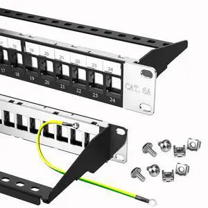 Jadaol 24 Port Shielded Blank Patch Panel Jadaol 24 Port Shielded Blank Patch Panel
