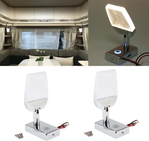 2X Marine Reading Light Touch Control 3W 12/24V Switch Touching, Boat 2X Marine Reading Light Touch Control 3W 12/24V Switch Touching, Boat