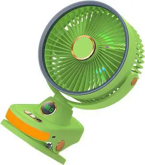 USB Rechargeable Clip On Desk Fan with Night Light 5 Speeds Quiet Operate Cooling Fan for Offices Bedroom Study Room USB Rechargeable Clip On Desk Fan with Night Light 5 Speeds Quiet Operate Cooling Fan for Offices Bedroom Study Room