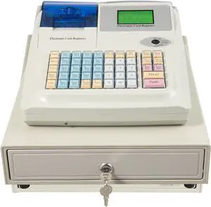 Electronic Cash Register, POS Casher Thermal Printing Electronic with Receipt and Journal Printer,48 Keys 8 Digital LED Cash Register with Cash Detection Light for Business,13.18 x 14.96 x 3.74In Electronic Cash Register, POS Casher Thermal Printing Electronic with Receipt and Journal Printer,48 Keys 8 Digital LED Cash Register with Cash Detection Light for Business,13.18 x 14.96 x 3.74In