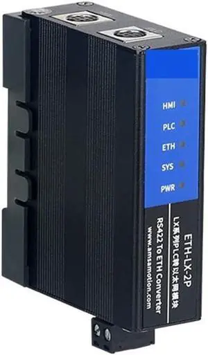 ETH-LX-2P RS422 to ETH Conveter for LX Series Serial to Ethernet Module Support Modbus ETH-LX-2P RS422 to ETH Conveter for LX Series Serial to Ethernet Module Support Modbus