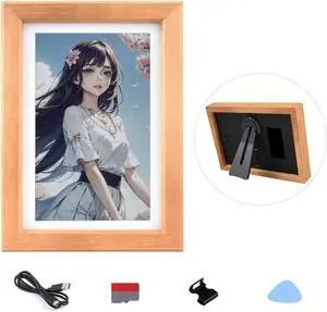 Waveshare 7.3inch E6 Full Color E-Paper with Solid Wood Photo Frame, Ultra-long Standby, 800 × 480 Resolution, Batteries NOT Included Waveshare 7.3inch E6 Full Color E-Paper with Solid Wood Photo Frame, Ultra-long Standby, 800 × 480 Resolution, Batteries NOT Included