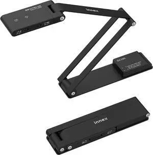 Innex DC500 13MP 4K USB Document Camera, Webcam & Scanner, 3-in-1, 13MP, Noise-Cancelling Mic, Dual Autofocus, Auto Flip, Built-in LED lamp, OCR, Win, Mac, Chromebook, Distance Education, Meetings Innex DC500 13MP 4K USB Document Camera, Webcam & Scanner, 3-in-1, 13MP, Noise-Cancelling Mic, Dual Autofocus, Auto Flip, Built-in LED lamp, OCR, Win, Mac, Chromebook, Distance Education, Meetings