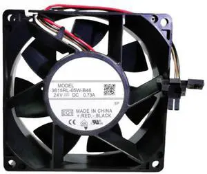 3615RL-05W-B46 Fan 9.2CM for 24V 0.73A 9238 92X92X38MM 4-Wire Cooling Fan 3615RL-05W-B46 Fan 9.2CM for 24V 0.73A 9238 92X92X38MM 4-Wire Cooling Fan