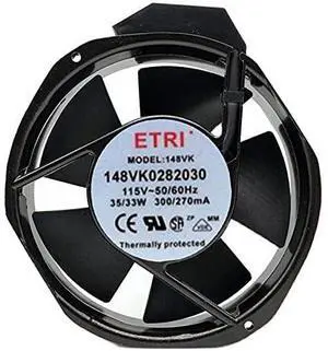 148VK0282030 ETRI 115V 35/33W 17238 Axial Fan 148VK0282030 ETRI 115V 35/33W 17238 Axial Fan