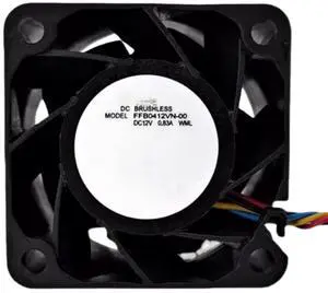 for FFB0412VN-00WML 40MM DC12V 0.83A 4-Wire Fan - High Speed 18000RPM, Low Noise 56.5DB, 23.66CFM Airflow for FFB0412VN-00WML 40MM DC12V 0.83A 4-Wire Fan - High Speed 18000RPM, Low Noise 56.5DB, 23.66CFM Airflow
