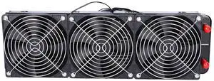360mm Water Cooling Radiator Fast Cooling Computer CPU Cooler Heat Exchanger Radiator with 3 Fans, Liquid Fan for Water Cooled Computer CPU Black Oxide Paint, Industrial Variable Frequency 360mm Water Cooling Radiator Fast Cooling Computer CPU Cooler Heat Exchanger Radiator with 3 Fans, Liquid Fan for Water Cooled Computer CPU Black Oxide Paint, Industrial Variable Frequency