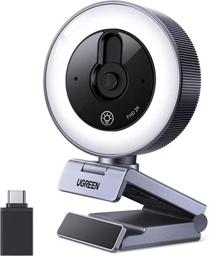 UGREEN 2K Webcam with 4-Level Ring Light UGREEN 2K Webcam with 4-Level Ring Light