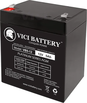 VICI Battery 12V 5AH Sealed Lead Acid Battery for Enercell 23-945 VICI Battery 12V 5AH Sealed Lead Acid Battery for Enercell 23-945