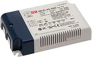 MW Mean Well IDLC-45-500 90V 500mA 45W Single Output LED Power Supply with PFC MW Mean Well IDLC-45-500 90V 500mA 45W Single Output LED Power Supply with PFC