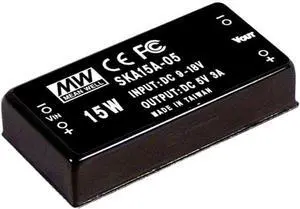 MEAN WELL SKA15A-05 5V 300~3000mA 15W DC-DC Regulated Single Output Converter DC/DC Converter MEAN WELL SKA15A-05 5V 300~3000mA 15W DC-DC Regulated Single Output Converter DC/DC Converter