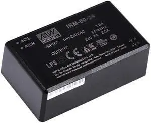 Mean Well IRM 60W 24V 1.25A Switching Power Supply IRM-60-24ST Screw Terminal Type AC-DC Power Supply Driver Converter Transformer Mean Well IRM 60W 24V 1.25A Switching Power Supply IRM-60-24ST Screw Terminal Type AC-DC Power Supply Driver Converter Transformer