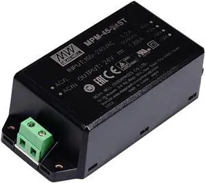 Mean Well MPM 45W 15V 3.3A Switching Power Supply AC Single Output MPM-45-15ST Medical Terminal Block Wiring Type Power Supply Driver Converter Transformer Mean Well MPM 45W 15V 3.3A Switching Power Supply AC Single Output MPM-45-15ST Medical Terminal Block Wiring Type Power Supply Driver Converter Transformer