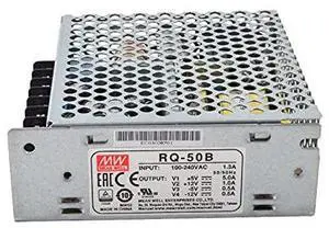 Original Mean Well 45W 5V 12V -5V -12V AC to DC Quad Output Switching Power Supply 5V/5A 12V/1A -5V/0.5A -12V/0.5A SMPS Enclosed Type Power Supply Unit Transformer Input 88-264VAC Original Mean Well 45W 5V 12V -5V -12V AC to DC Quad Output Switching Power Supply 5V/5A 12V/1A -5V/0.5A -12V/0.5A SMPS Enclosed Type Power Supply Unit Transformer Input 88-264VAC