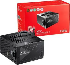 Adata XPG Core Reactor II Power Supply - 750W, 80 Plus, Gold, Active PCF, Full Modular, W/Cable Adata XPG Core Reactor II Power Supply - 750W, 80 Plus, Gold, Active PCF, Full Modular, W/Cable