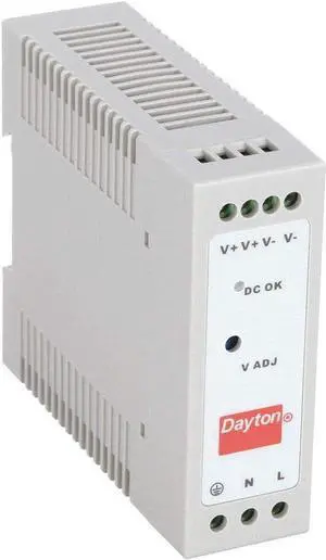 Power Supply, Din Rail, 50W, 24Vdc, Plastic Power Supply, Din Rail, 50W, 24Vdc, Plastic