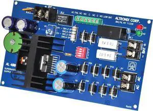 ALTRONIX AL400ULB 12/24 VDC, 4 AMP, PWR Supply/Charger Board, UL ALTRONIX AL400ULB 12/24 VDC, 4 AMP, PWR Supply/Charger Board, UL