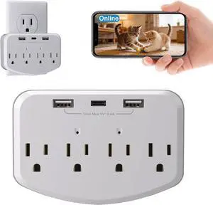 HD 1080P Hidden spy Camera WiFi, Wireless Wall Outlet Cam with Motion Detection, Free SD Card, Loop Recording,No Audio Indoor Nanny Cameras for Home Security/Office/Baby & Pet HD 1080P Hidden spy Camera WiFi, Wireless Wall Outlet Cam with Motion Detection, Free SD Card, Loop Recording,No Audio Indoor Nanny Cameras for Home Security/Office/Baby & Pet