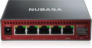 5 Port 2.5Gb Switch, Multigig Ethernet Splitter, Silent Operation Unmanaged Network Switch 2.5 gigabit, Plug-Play 5 Port 2.5Gb Switch, Multigig Ethernet Splitter, Silent Operation Unmanaged Network Switch 2.5 gigabit, Plug-Play