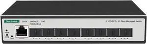 8 10-gigabit SFP+ Ports L3 Managed Network Switch Support DHCP and Dynamic Routing VLAN Division and Port Aggregation(JT-S508CL-8S) 8 10-gigabit SFP+ Ports L3 Managed Network Switch Support DHCP and Dynamic Routing VLAN Division and Port Aggregation(JT-S508CL-8S)